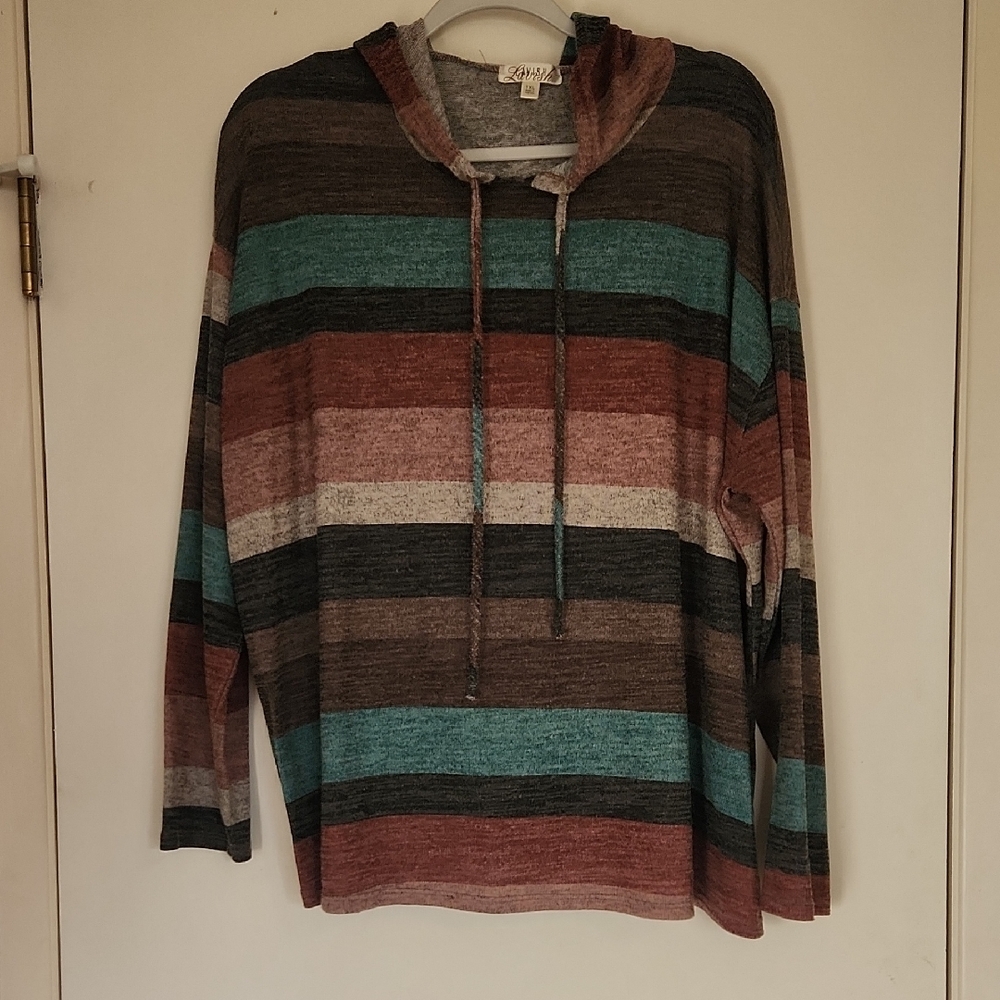 Lavish Women's Striped Sweater in Multicolor